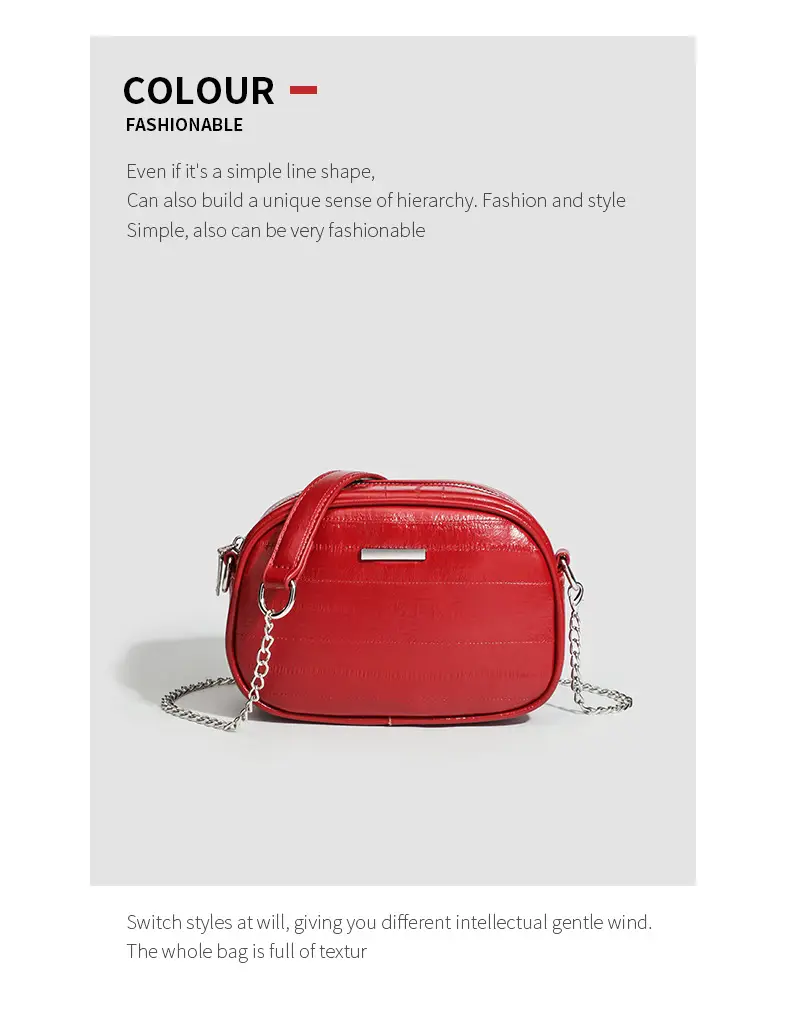 Silver Mini Chain Crossbody Bag for Women — feature 17