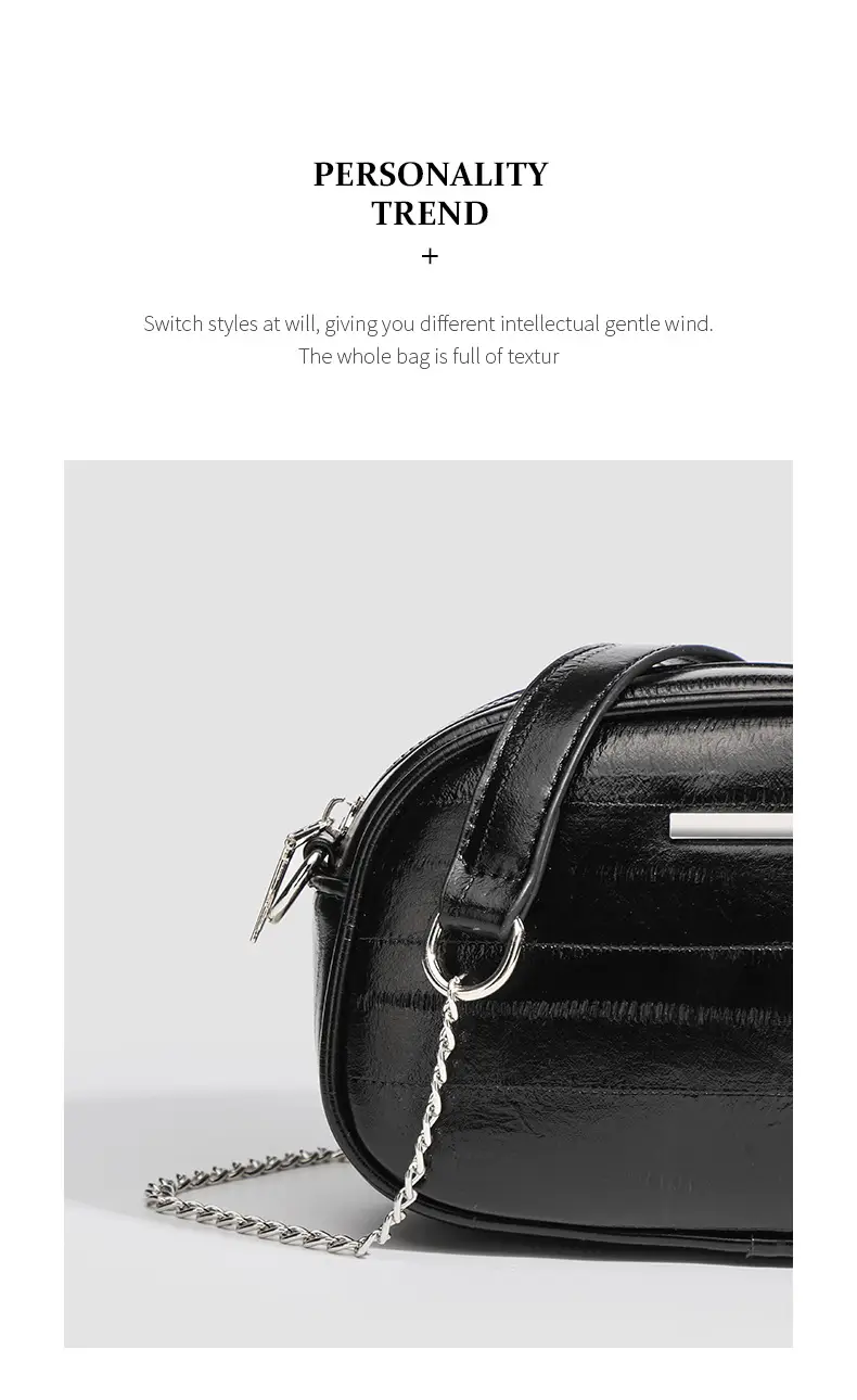 Silver Mini Chain Crossbody Bag for Women — feature 26