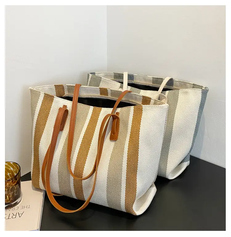 Korean Style Stripe Shoulder Bag for Women 2024 — feature 24