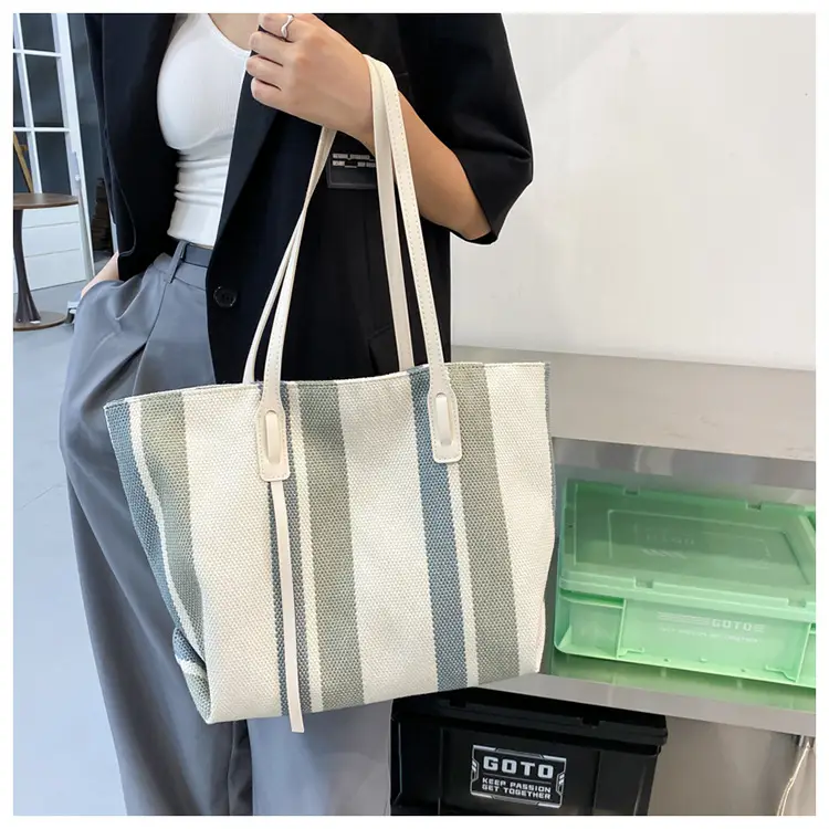 Korean Style Stripe Shoulder Bag for Women 2024 — feature 30