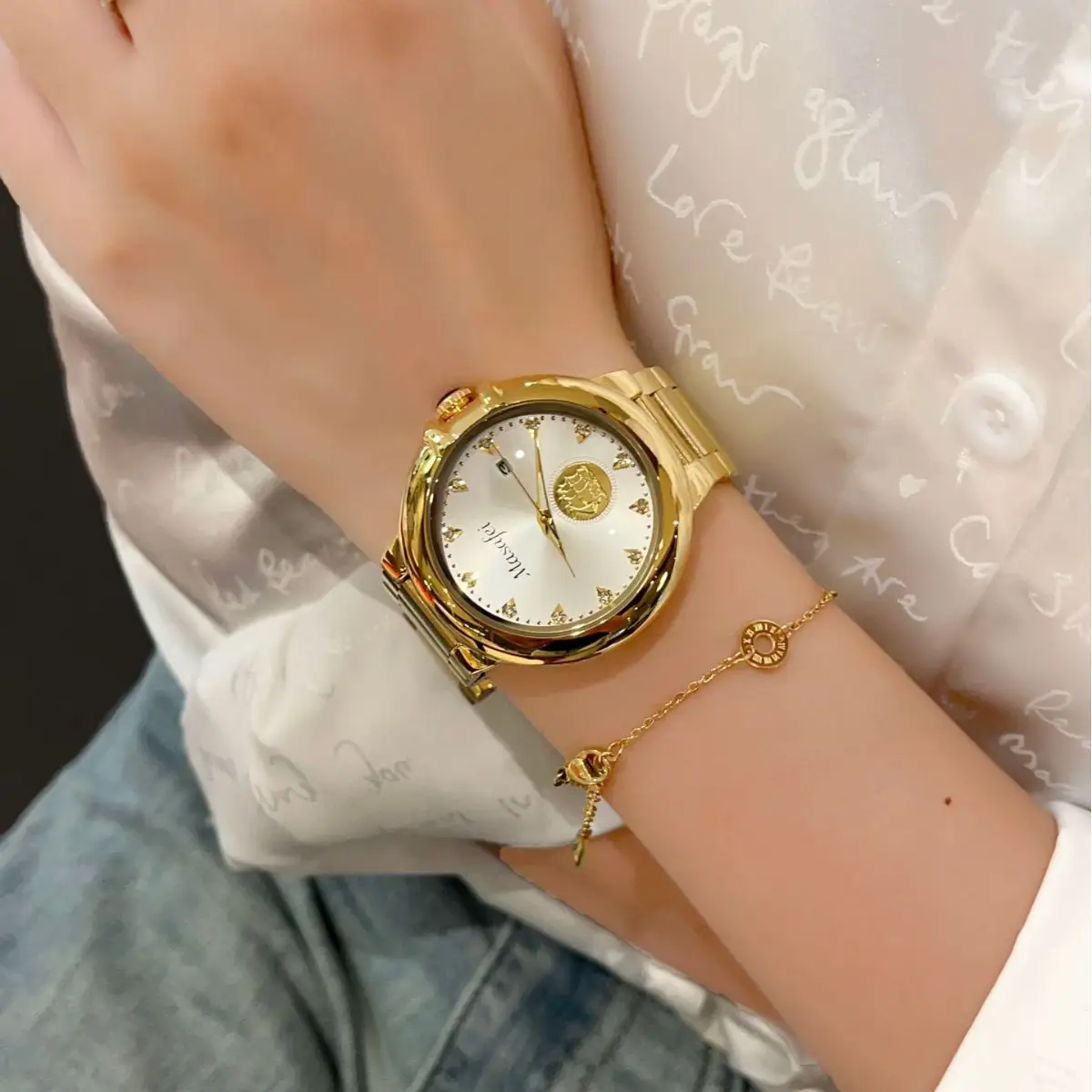 Golden Automatic Mechanical Watch for Men - Image 5