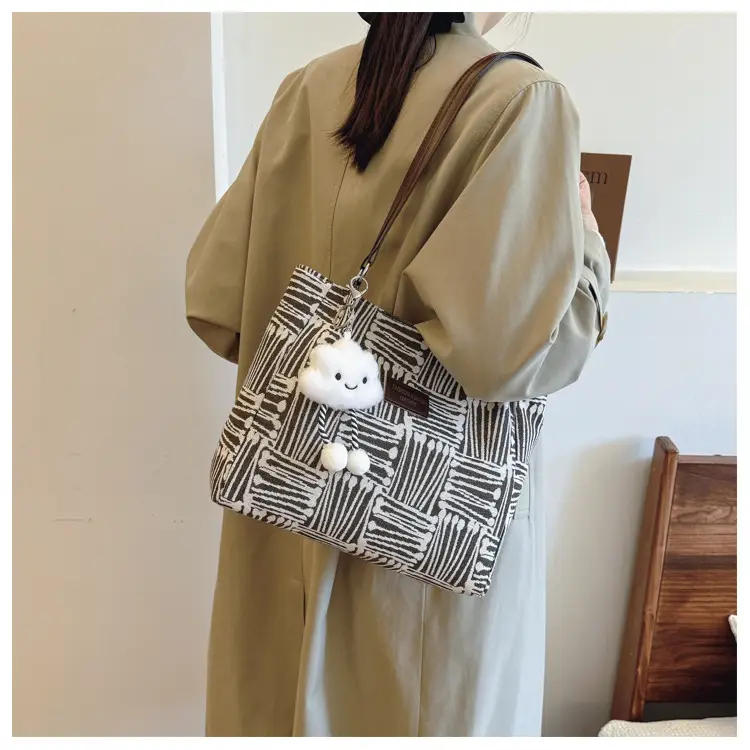 Korean Style Textured Shoulder Bag for Women — feature 16