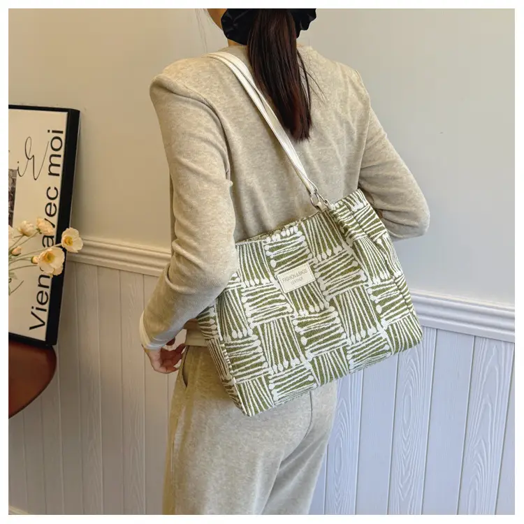 Korean Style Textured Shoulder Bag for Women — feature 18