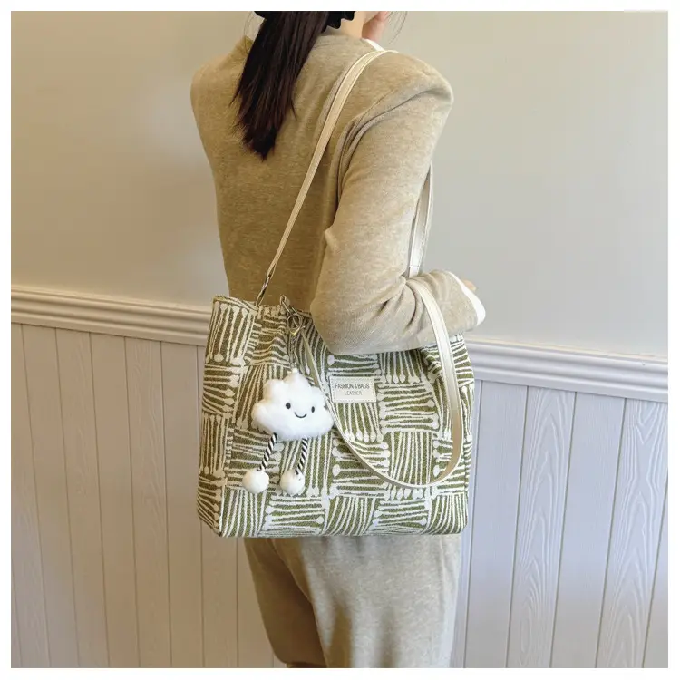 Korean Style Textured Shoulder Bag for Women — feature 20