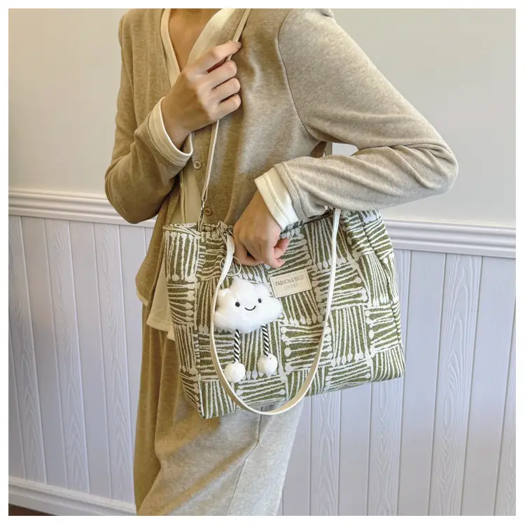 Korean Style Textured Shoulder Bag for Women — feature 21
