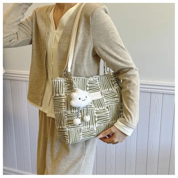 Korean Style Textured Shoulder Bag for Women — feature 22