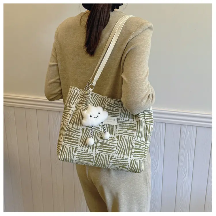 Korean Style Textured Shoulder Bag for Women — feature 24