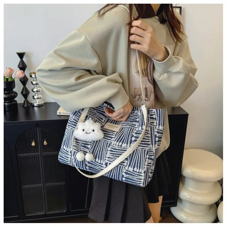 Korean Style Textured Shoulder Bag for Women — feature 32