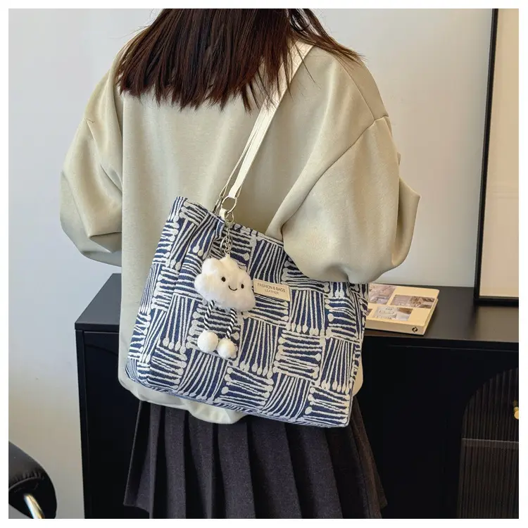 Korean Style Textured Shoulder Bag for Women — feature 34