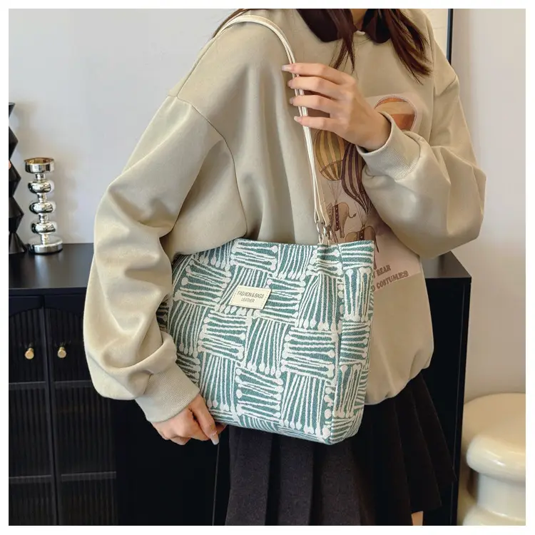 Korean Style Textured Shoulder Bag for Women — feature 35