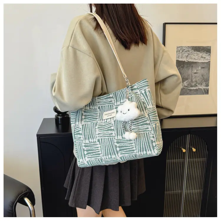 Korean Style Textured Shoulder Bag for Women — feature 38