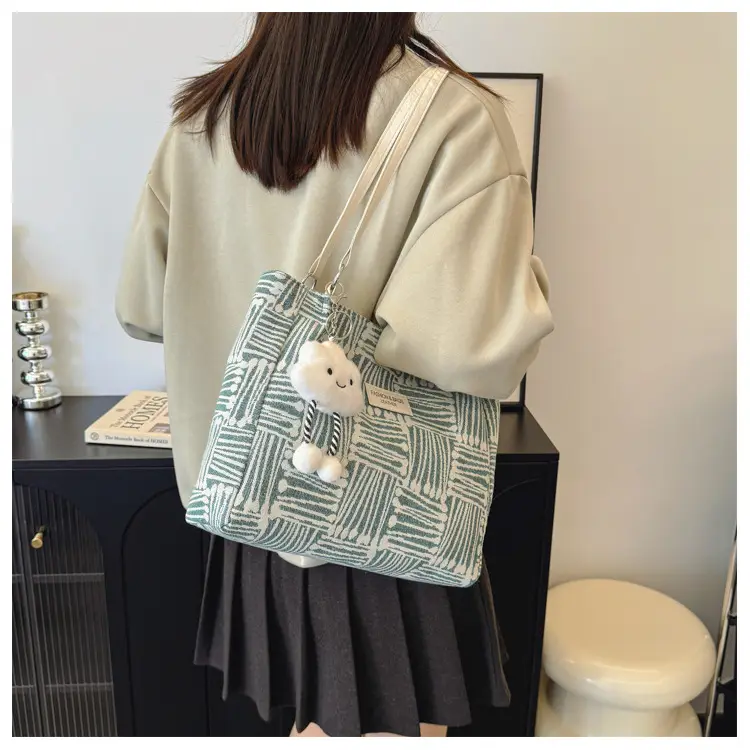 Korean Style Textured Shoulder Bag for Women — feature 41
