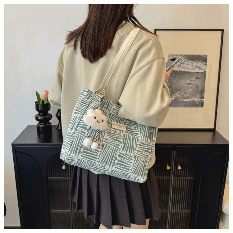 Korean Style Textured Shoulder Bag for Women — feature 42