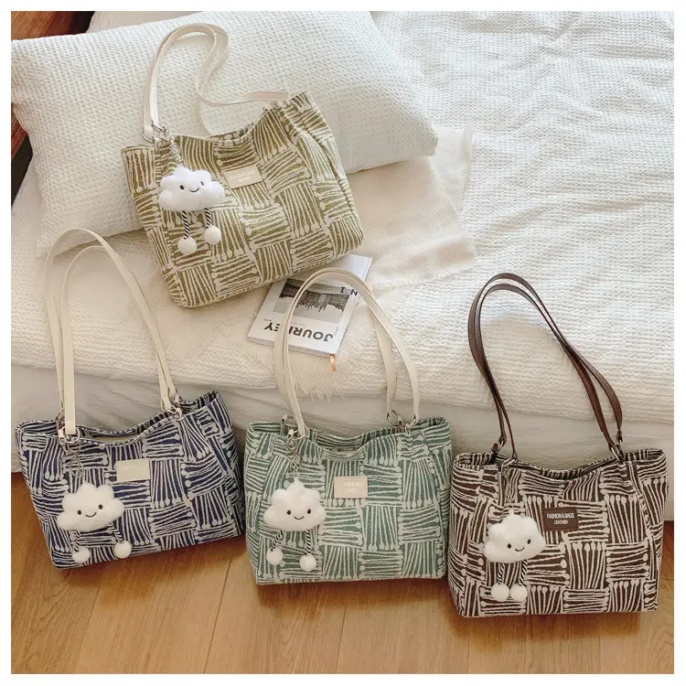 Korean Style Textured Shoulder Bag for Women — feature 48