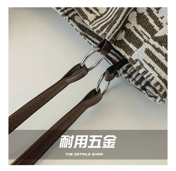 Korean Style Textured Shoulder Bag for Women — feature 6