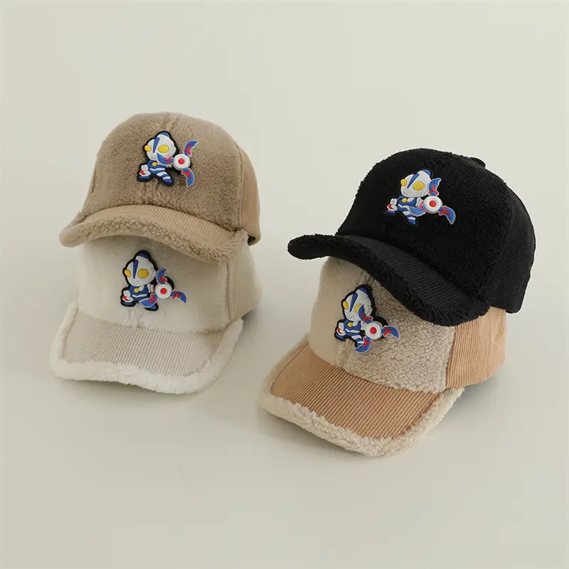 Boys Wool Cartoon Cap Winter Warm Outdoor - Image 6