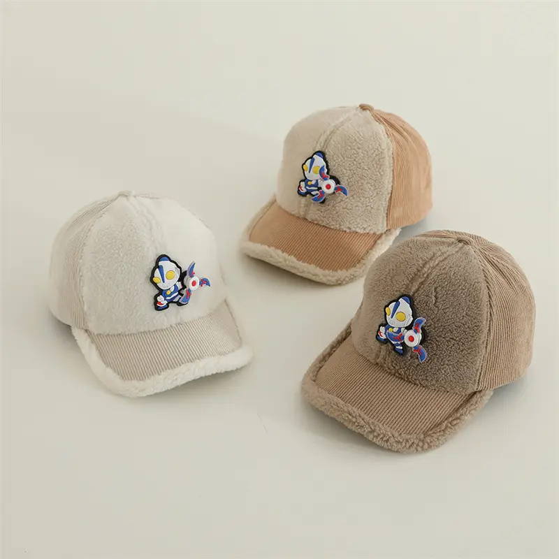 Boys Wool Cartoon Cap Winter Warm Outdoor — feature 4