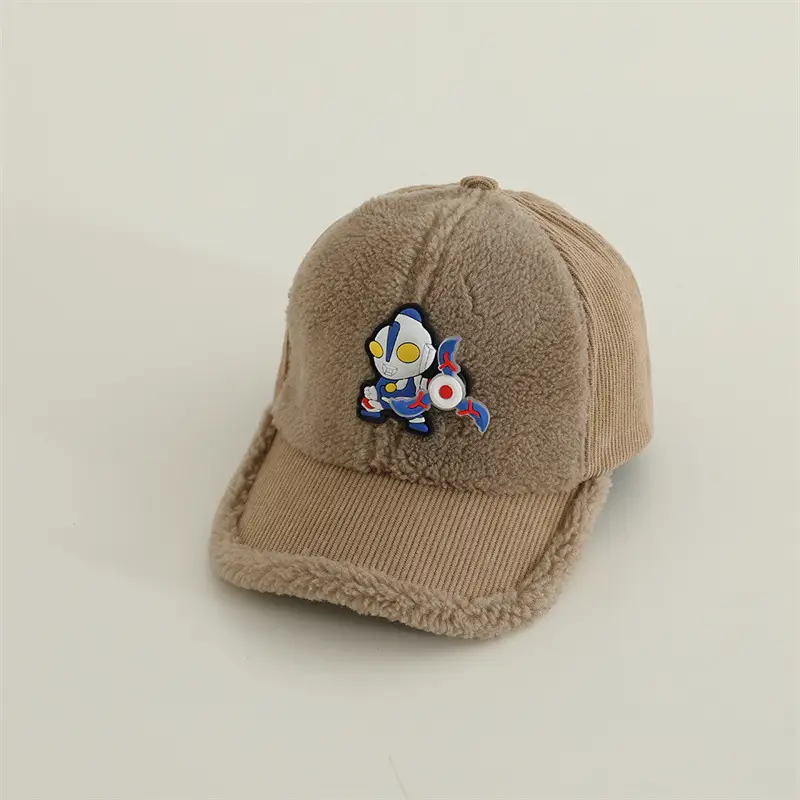 Boys Wool Cartoon Cap Winter Warm Outdoor - Image 2