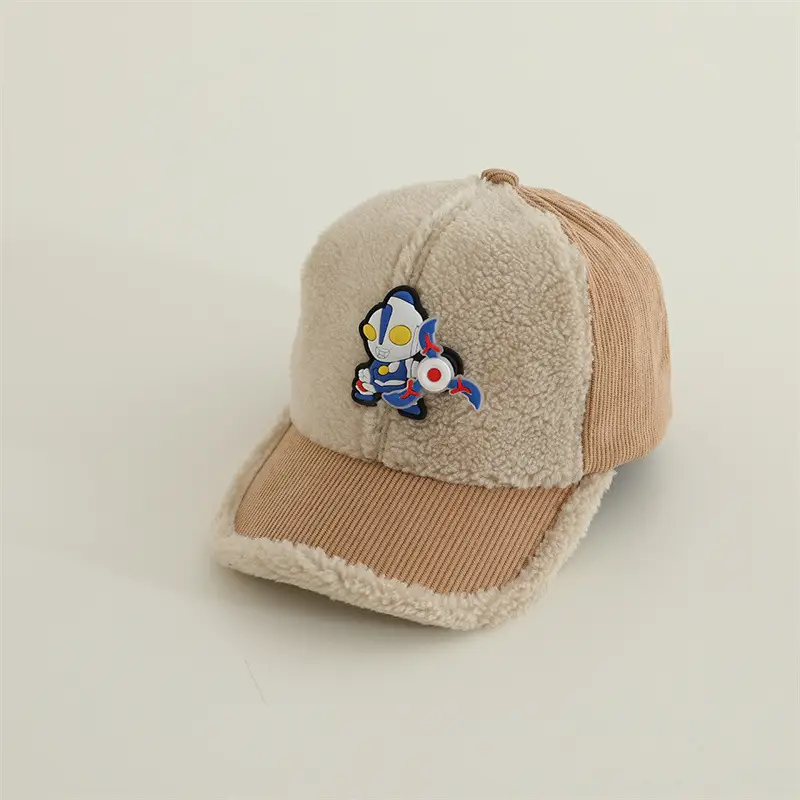 Boys Wool Cartoon Cap Winter Warm Outdoor - Image 4