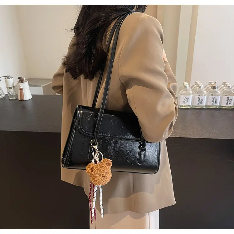 Women Cross-Border Retro Brown Shoulder Bag 2026 — feature 22