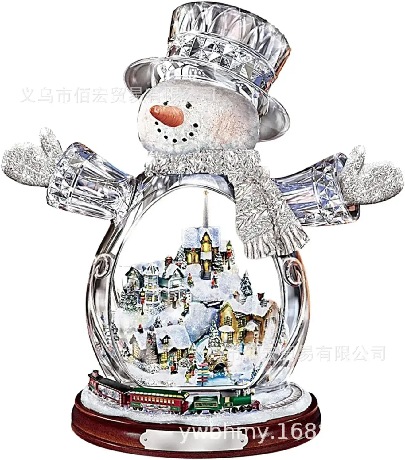 Santa Claus Acrylic Christmas Tree Pendant Decor