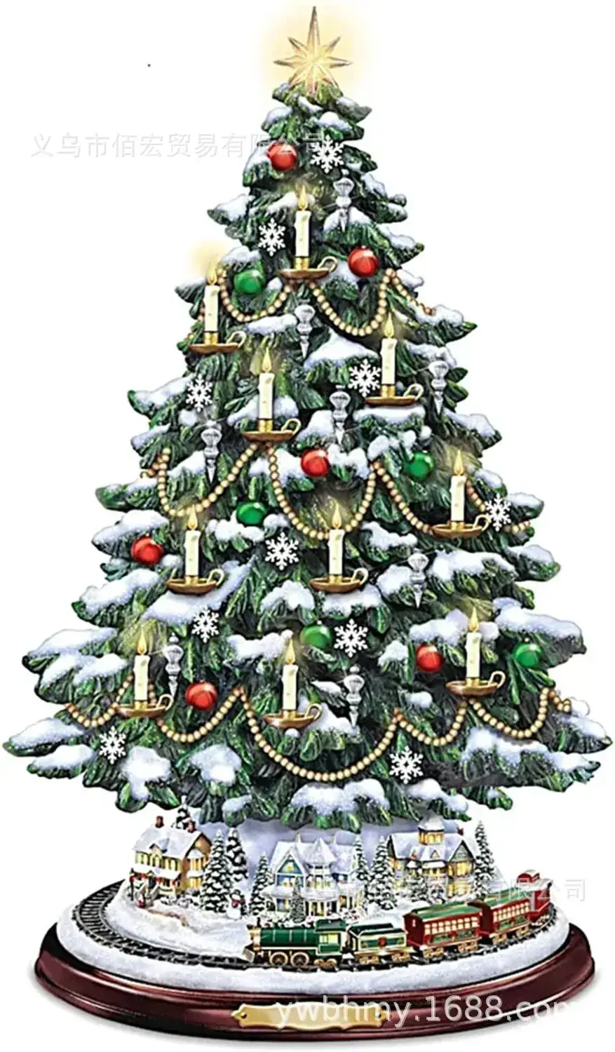 Santa Claus Acrylic Christmas Tree Pendant Decor