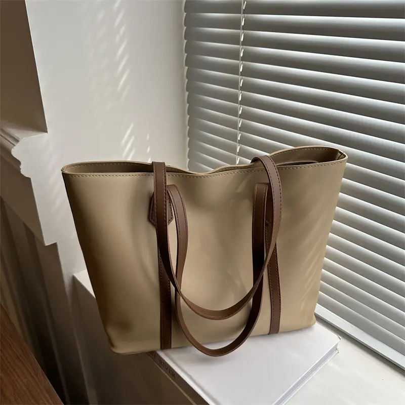 Black Korean Style Large Tote Bag 2024 - Image 5