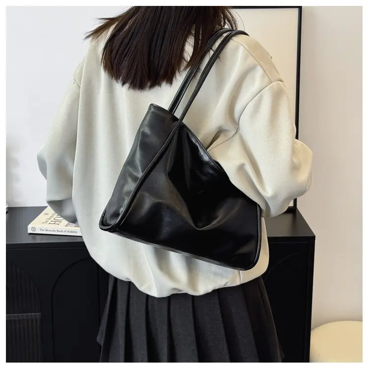 Brown Leather Tote Bag for Women 2024 New β feature 11