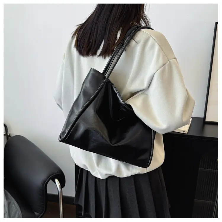 Brown Leather Tote Bag for Women 2024 New β feature 12