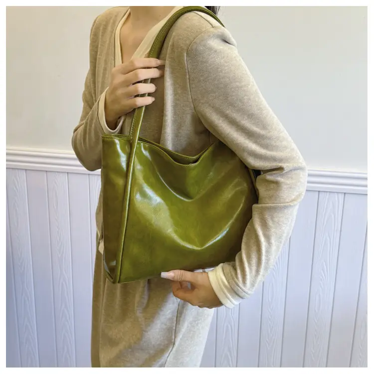 Brown Leather Tote Bag for Women 2024 New β feature 16