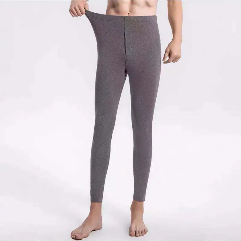 A generation of double-sided velvet self-heating men's seamless warm pants fleece-lined constant temperature autumn and winter leggings