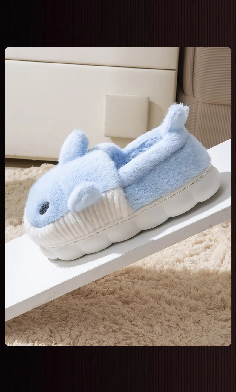 Parent-Child Bag with Cotton Slippers Women's Winter Couple's Home Warm Cartoon fleece-lined Warm Zhongda Children's Cotton Shoes for Men — feature 17