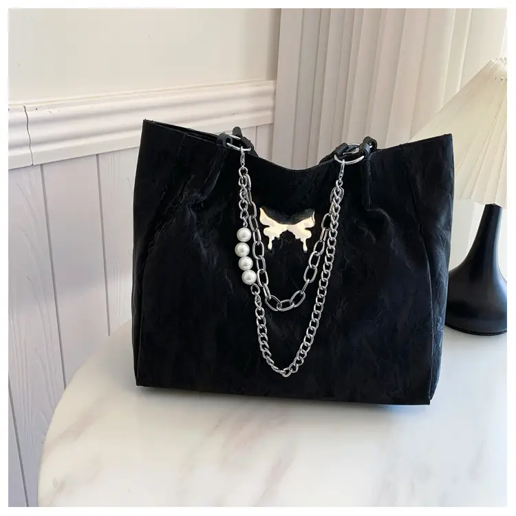 Commuting Bag for Women, Large Capacity, 2026 New Spring and Summer Silver Women's Tote Bag, College Student Class Shoulder Bag — feature 11
