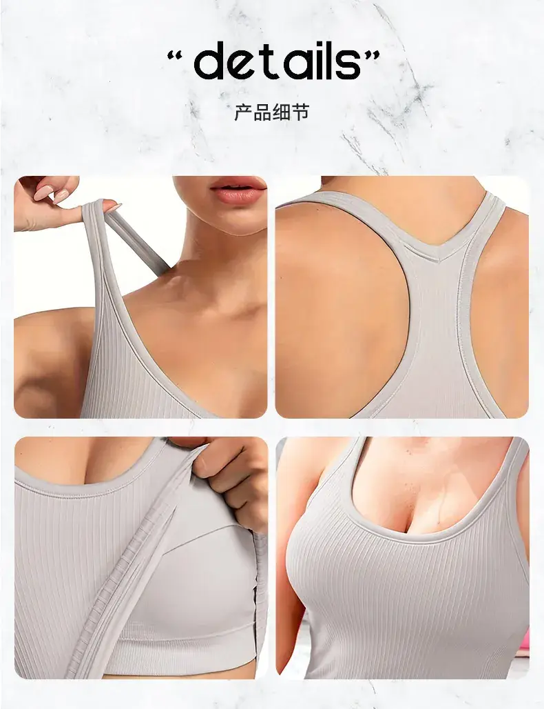 Green Elf Women's Seamless Cross Strap Bra with Cup — feature 5
