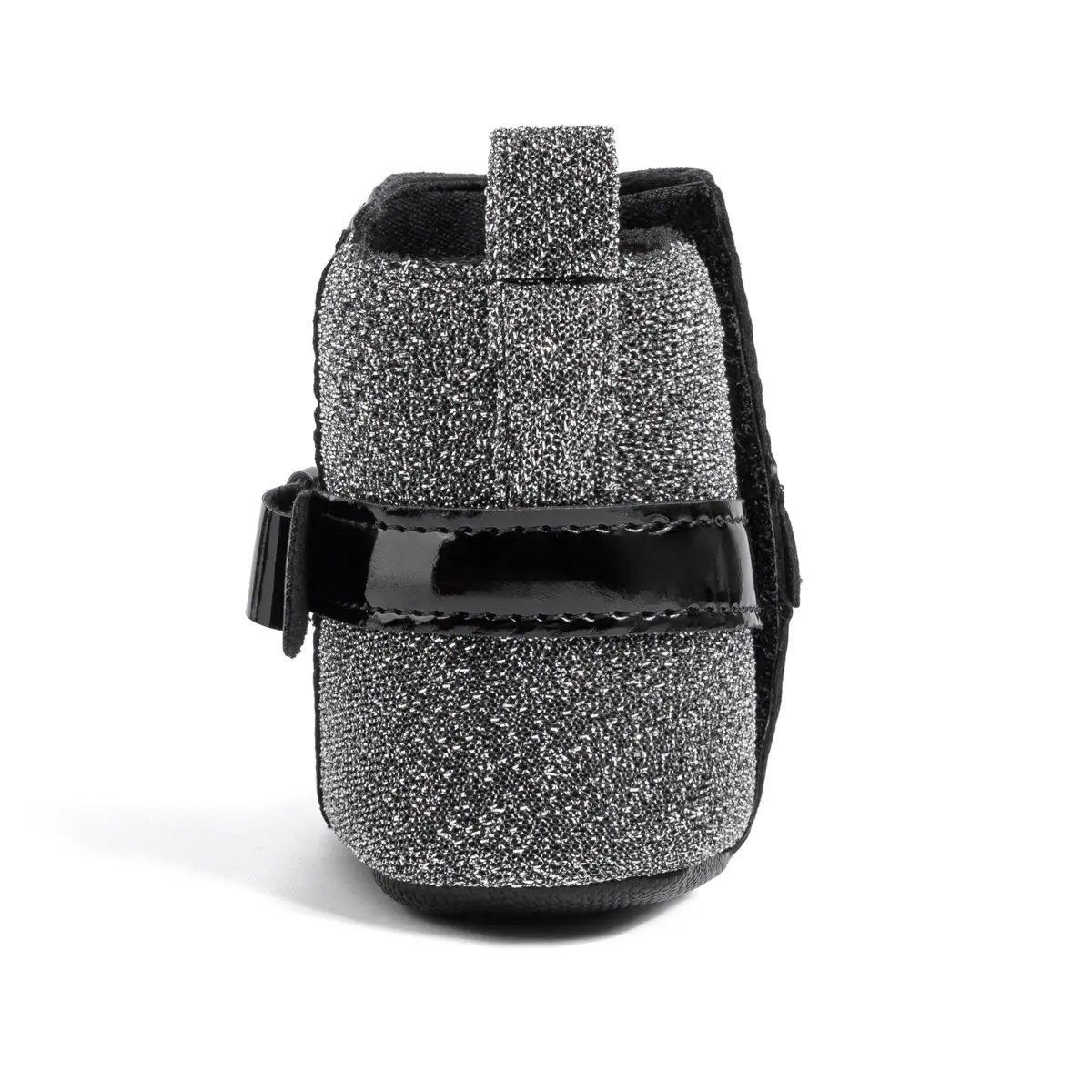 2024 Winter Baby Boots Black Red Bow Hook Loop — feature 16
