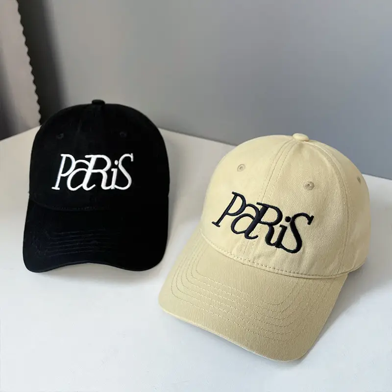 Paris Embroidered Baseball Cap for Kids Spring Autumn