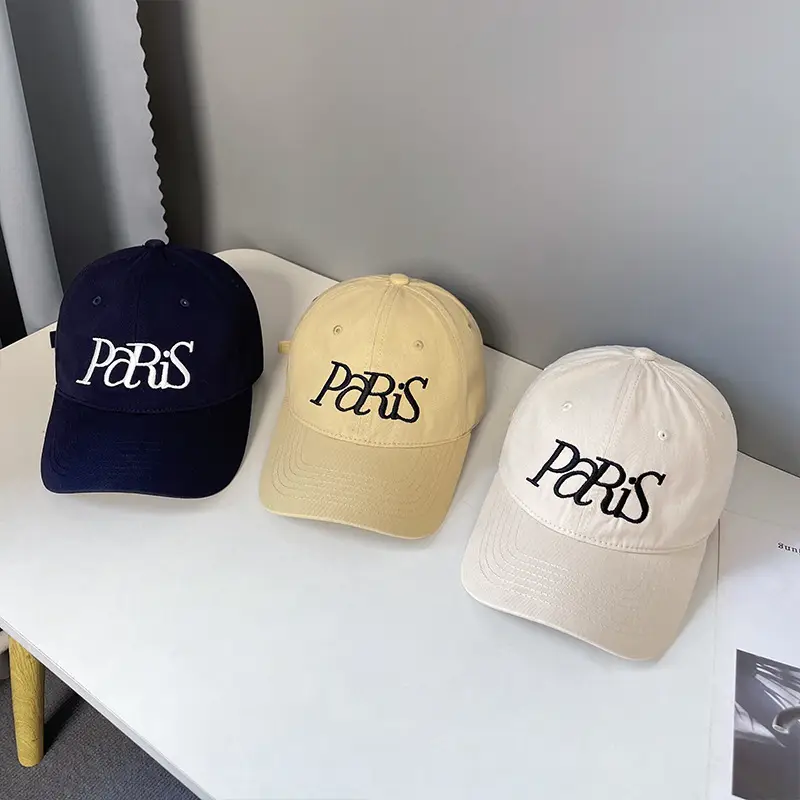 Paris Embroidered Baseball Cap for Kids Spring Autumn — feature 4