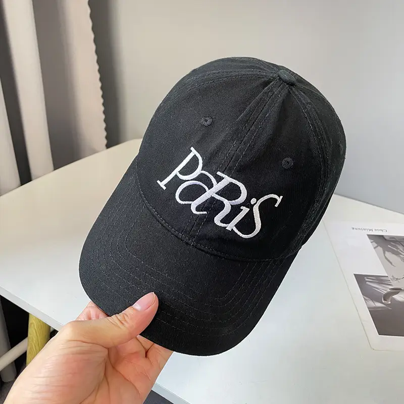 Paris Embroidered Baseball Cap for Kids Spring Autumn