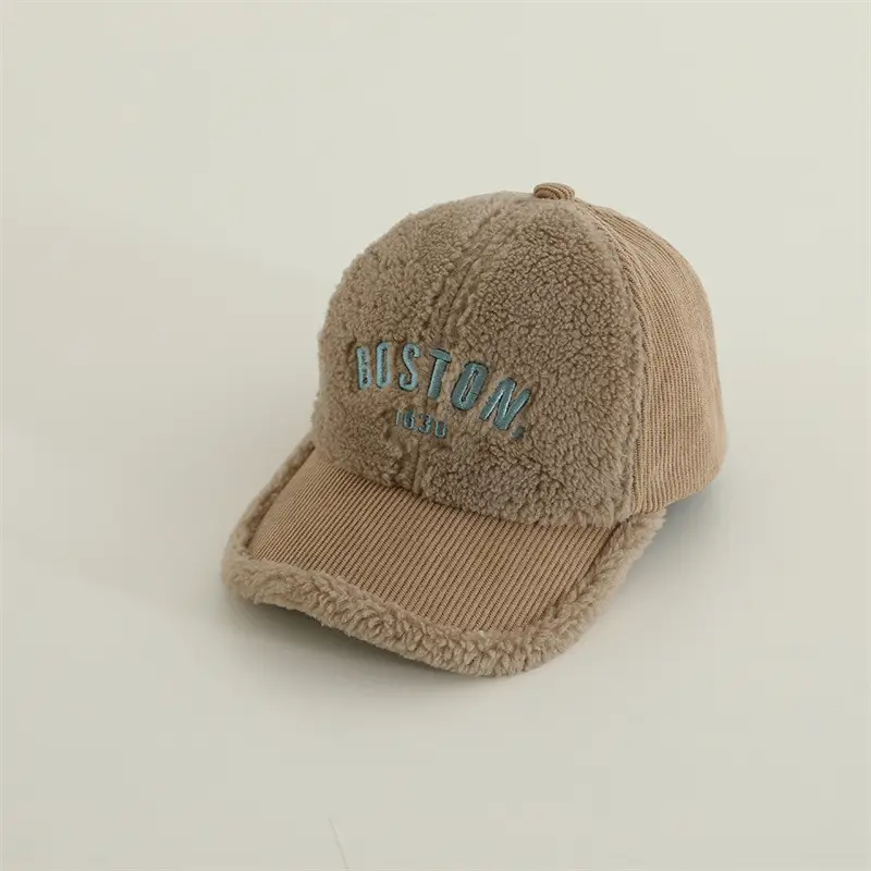 Kids Warm Fleece Cap with "CUSTOM" Embroidery — feature 12