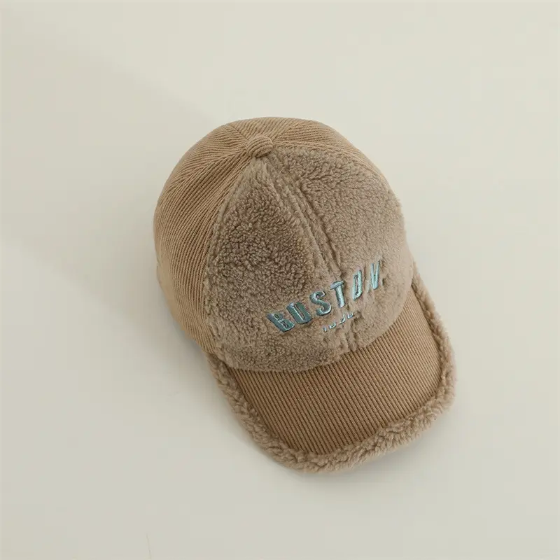Kids Warm Fleece Cap with "CUSTOM" Embroidery — feature 13