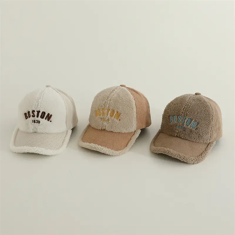 Kids Warm Fleece Cap with "CUSTOM" Embroidery — feature 4
