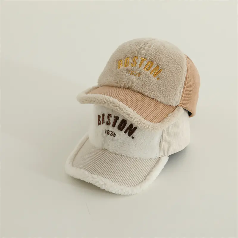 Kids Warm Fleece Cap with "CUSTOM" Embroidery — feature 5