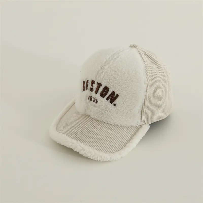Kids Warm Fleece Cap with "CUSTOM" Embroidery — feature 9