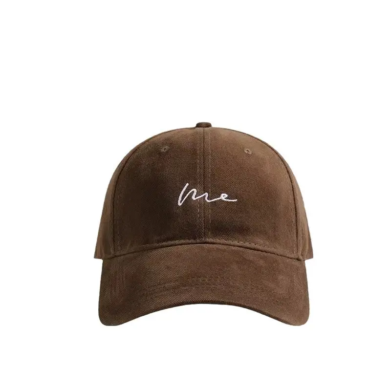 White Embroidered Baseball Cap for Women with Large Head Circumference - Image 14