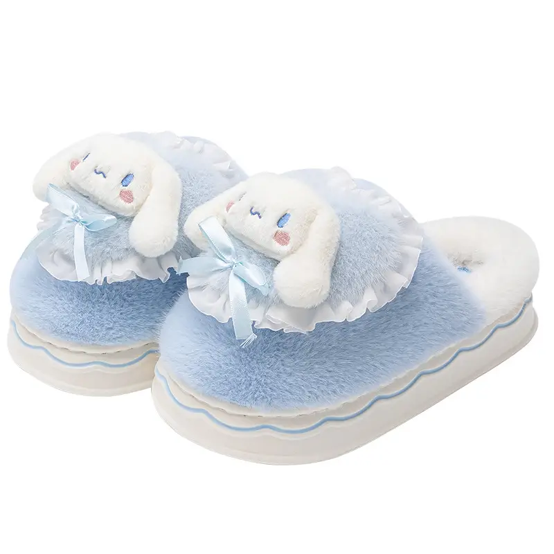 Cotton Warm Slippers for Women Blue 2025 Winter - Image 8