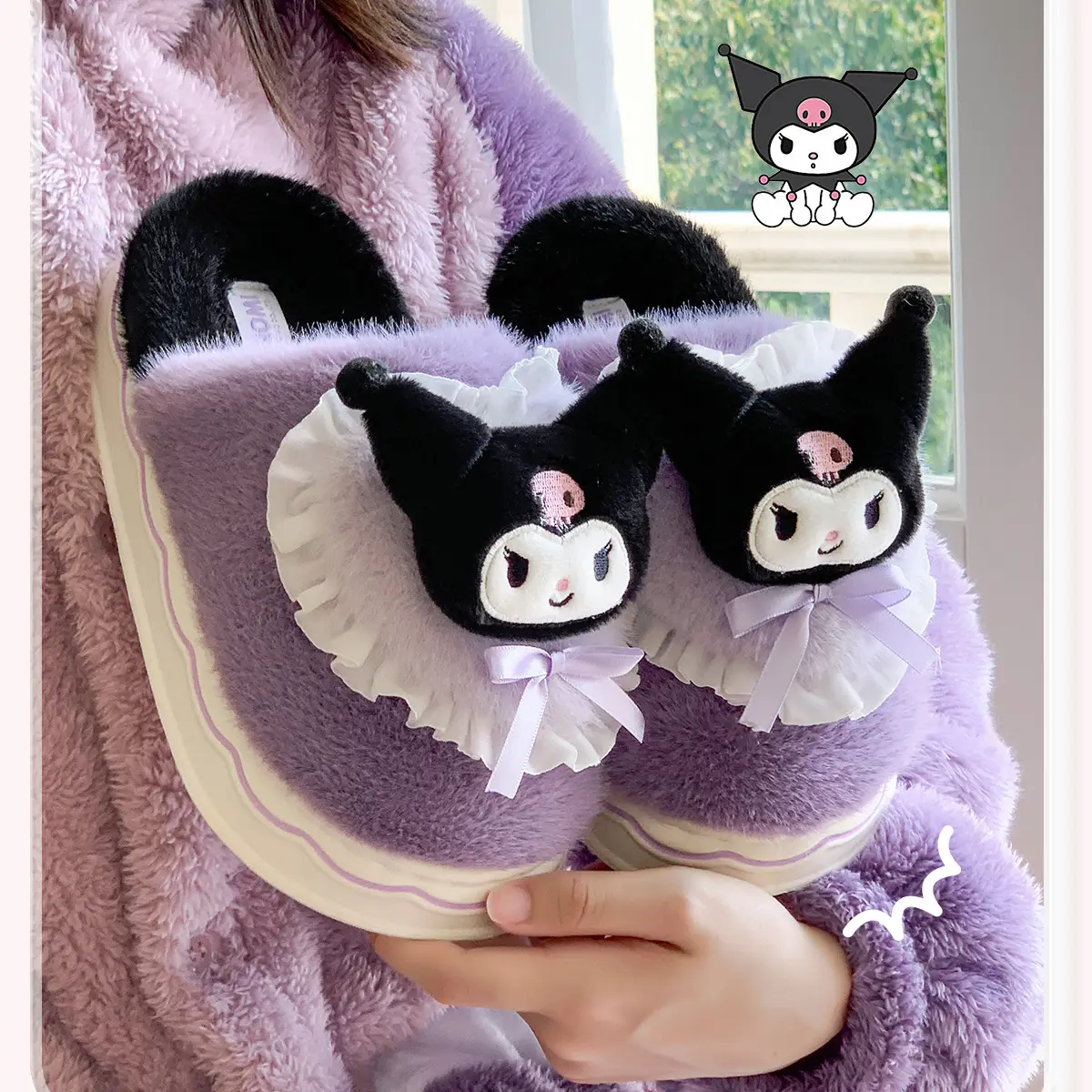 Cotton Warm Slippers for Women Blue 2025 Winter — feature 16