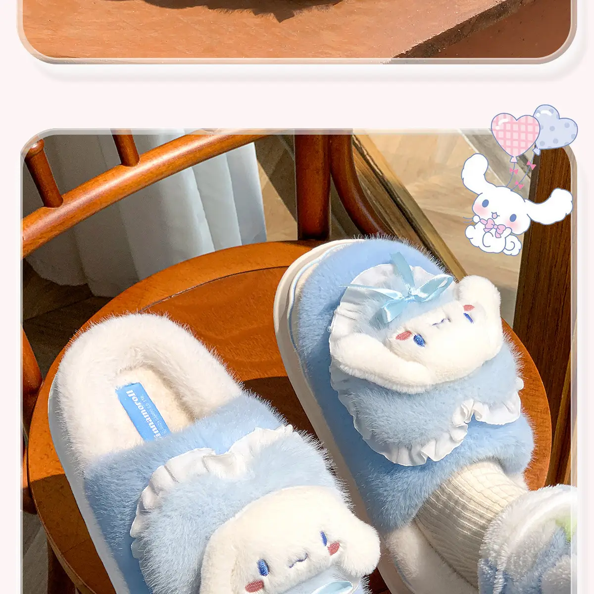 Cotton Warm Slippers for Women Blue 2025 Winter — feature 19