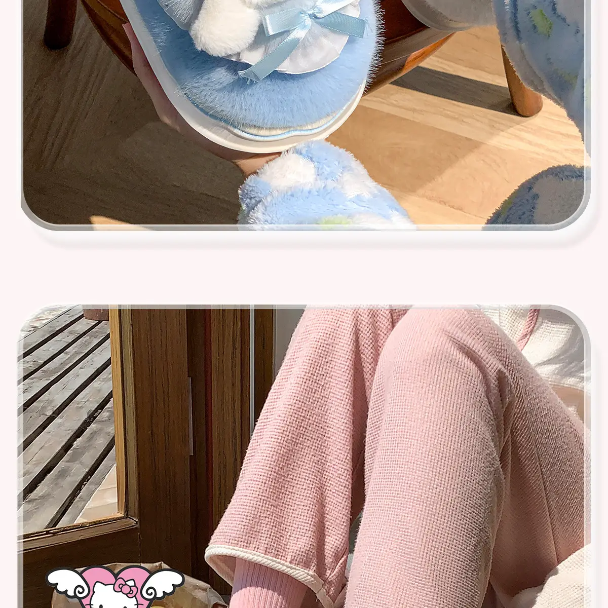 Cotton Warm Slippers for Women Blue 2025 Winter — feature 20