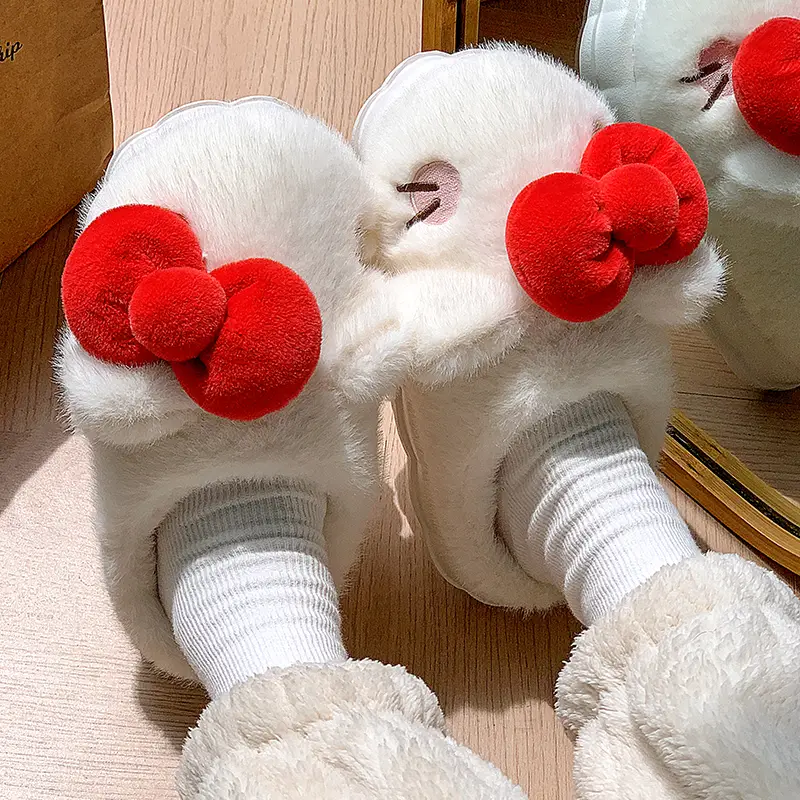 Cotton Warm Slippers for Women Blue 2025 Winter - Image 2