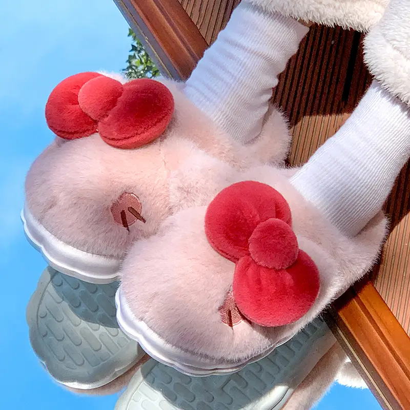Cotton Warm Slippers for Women Blue 2025 Winter - Image 3